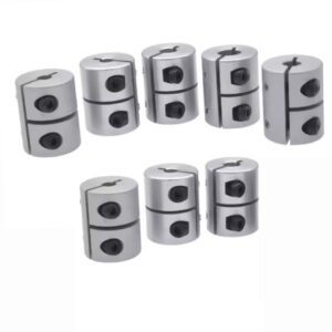 Set da 4 Giunti Flessibili in Alluminio (8 Pezzi Totali) – 5 mm a 8 mm – Ideali per Stampanti 3D, CNC e Applicazioni di Trasmissione