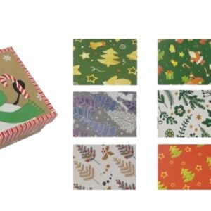 Set 18 Scatole Regalo in Cartone – 9 Fantasie Assortite – Dimensioni 6×12 cm (1 Scatola 6,5×12 cm)
