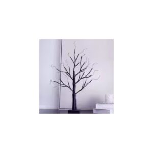 Albero di Halloween 1PC24LED, disponibile in colori di luce arancione e viola, alimentata a batteria e USB, utilizzata per la decorazione natalizia