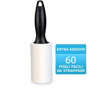 4 Rulli Levapelucchi Adesivo Extra Forte 60 Fogli – Ideale per Peli Animali e Abiti