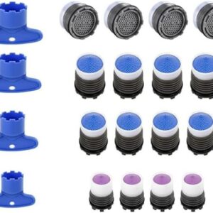 Aeratori Rubinetto Risparmio Idrico con Rubinetto a 4 Chiavi