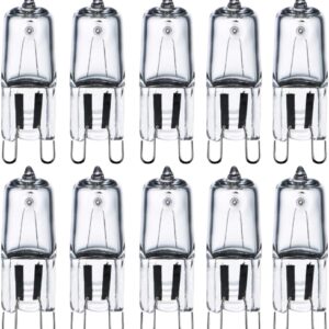 Set 10 Mini Lampadine Alogene 34W – 450 Lumen – Luce Calda 2800K – Dimmerabili – 230V – Classe Energetica G