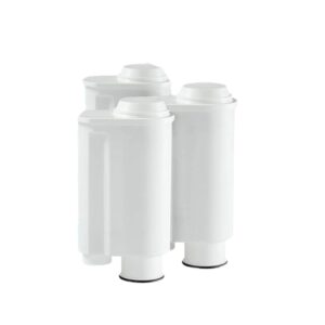 Filtri Acqua per Macchine da Caffè Automatiche – Set da 3 Cartucce – Carbone Attivo di Guscio di Cocco e Resina Senza Sodio – Riduce Calcare, Cloro e Metalli Pesanti