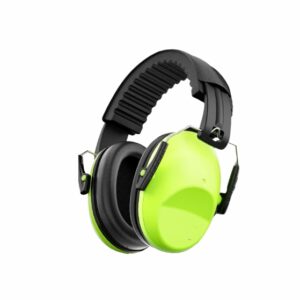 Cuffie Antirumore 27 NRR – Archetto Regolabile, Pieghevoli, Colore Verde