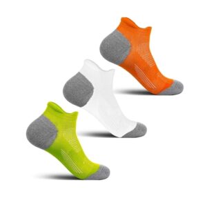 Calzini Sportivi Unisex 3 Paia, Calze da Corsa Traspiranti e Leggere, Anti-Vesciche e Antiscivolo con Supporto Arco Plantare, Calzini Running per Uomo e Donna per Fitness, Jogging, Yoga