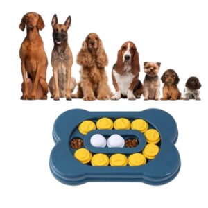 Giocattolo Puzzle per Cani con Dispenser Cibo, Ciotola Interattiva Antiscivolo, Slow Feeder per Cuccioli e Cani, Stimola Intelligenza e Riduce Noia