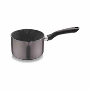 Penguin Home® Pentola per latte antiaderente 16 cm 1.8 litri|Induzione e lavabile in lavastoviglie con manico in bachelite|Lattiera in alluminio con doppio beccuccio versatore