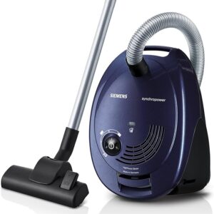 Siemens VS06A111 - Aspirapolvere a traino 4L, 600 W, Secco, Casa, Moquette, pavimento duro, Blu [Classe di efficienza energetica B]