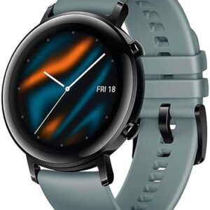 HUAWEI Watch GT 2 Smartwatch 42 mm, Durata Batteria fino a 1 Settimana, GPS, 15 Modalità di Allenamento, Monitoraggio Battito Cardiaco in Tempo Reale, Grigio (Lake Cyan)