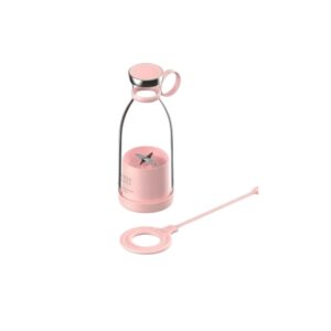 Frullatore Portatile 350ML – Mini Blender USB Ricaricabile con 4 Lame in Acciaio Inox, Mixer per Smoothie e Frullati, Bottiglia Portatile con Ricarica Magnetica