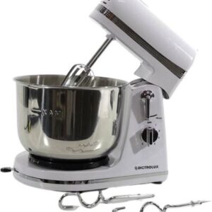 Robot da cucina Dictrolux con funzione di impastamento e miscelazione, ciotola in acciaio inox da 3,5 litri.