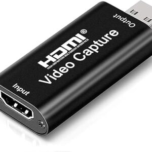 scheda acquisizione video scheda video hdmi usb, Video Game Capture Card HD 1080P per OBS Registrazione da HDMI, Tramite videocamera DSLR, per giochi, streaming, videoconferenza