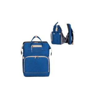 Borsa Fasciatoio Zaino Multifunzionale, Grande Capacità con Fasciatoio Portatile, Tasche Isolate per Biberon, Porta USB, Impermeabile, per Mamme e Neonati