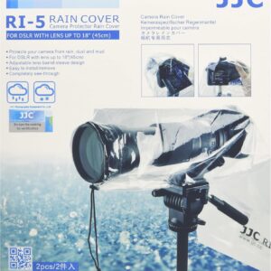 JJC Copertura antipioggia per fotocamera Reflex, Confezione da 2 pezzi
