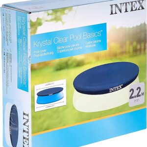 Intex 28020 TELO PISCINA , PVC, Blue, 244 cm