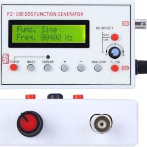 FG-100 Contatore Generatore di Segnali DDS, 1HZ-500KHz Funzione Generatore di Segnali a Bassa Frequenza Forma d'onda Sinusoidale a denti di Sega