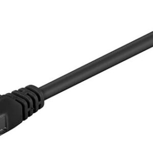 goobay 69680 Cavo patch CAT 6 U/UTP nero - materiale CCA
