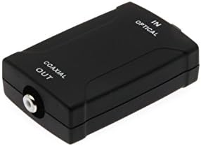 G&BL 5200 Convertitore Segnale Audio da Ottico a Coassiale, Nero/Antracite