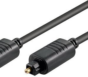 Goobay 27233 Cavo a fibra ottica - Spina Toslink > Spina Toslink; ø 5 mm