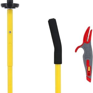 Distributori di pellicola elastica per la maggior parte delle pellicole stirate da 16" a 18" incluso taglierina per pellicola (amarillo)