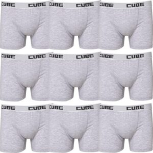 Boxer da uomo CUBE Wear, confezione da 3, intimo, pantaloncini retrò da uomo, cotone TAGLIA XL