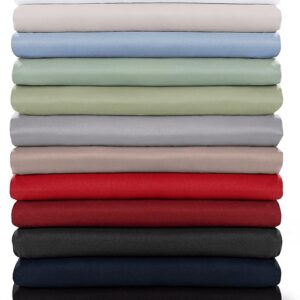 Blumtal Lenzuolo con angoli basic 240 x 275 cm, per materasso, 160 x 200 cm, senza elastico, certificato OEKO-TEX, microfibra spazzolata, Anthrazit