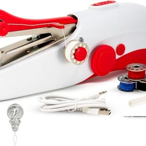 Macchina da cucire portatile (rosso)