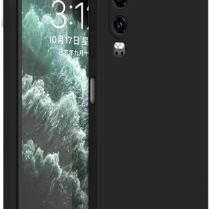 Cover per HUAWEI P30 (6.1" Inches) Custodia Case, Protezione Della Pelle Della Custodia in Silicone Tpu - Nero