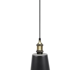 Paralume Moderno in Metallo con Cavo Incluso – Lampada a Sospensione per Interni, Design Elegante per Soggiorno e Camera da Letto