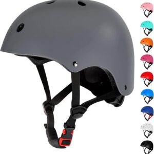 Casco da bicicletta per bambini, casco piccolo sicuro per diversi sport, antiurto per ciclismo e skateboard, regolabile da bambino a ragazzo