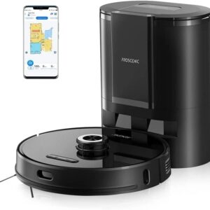Proscenic M8 PRO Robot Aspirapolvere Lavapavimenti, Navigazione Laser LDS (non funzionante)
