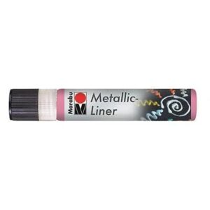 Eyeliner Marabu Metallic 25ml Rosa (PACK D 5)