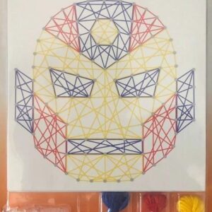 Kit fai da te per creare opere d'arte con i fili a tema supereroi