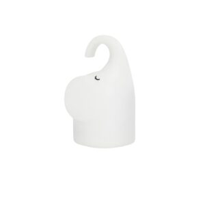 Lampada Notturna Elefantino LED in Silicone Ricaricabile USB-C, Luce Calda con 2 Livelli di Luminosità, Timer Automatico, Sensore Touch e Movimento, Luce da Comodino per Bambini e Cameretta