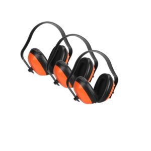 Set 3 Cuffie Antirumore a Media Attenuazione, Cuffie Protettive Regolabili con Imbottitura in Schiuma, Protezione Acustica per Bricolage, Fai da Te, Officina, Giardinaggio e Utensili Elettrici