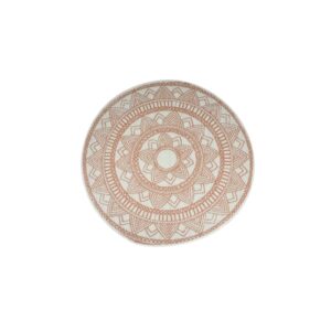 Tappeto per Esterno Rotondo Arancione Diametro 150 cm