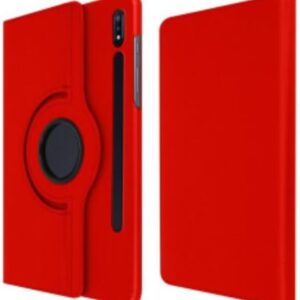 Cover Rossa per Samsung Galaxy Tab S7 11" T870/T875 – Custodia Protettiva in Similpelle con Supporto Regolabile, Chiusura Magnetica, Funzione Auto Wake/Sleep