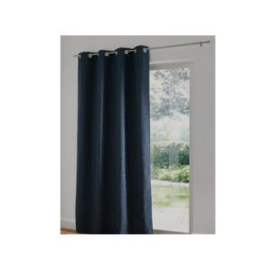 Tenda Effetto Jeans Blu Scuro 140x260 cm – Tenda Arredo in Tessuto Leggero, Filtrante, per Soggiorno, Camera da Letto e Ufficio